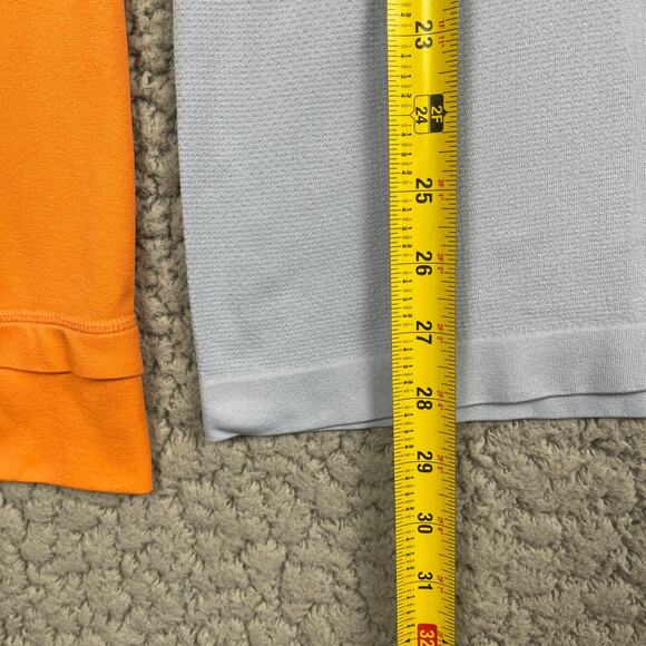 Fabletics The Training Day 1/4 Zip Long Sleeve ColorVapor Blue Block Men XL - Picture 6 of 9